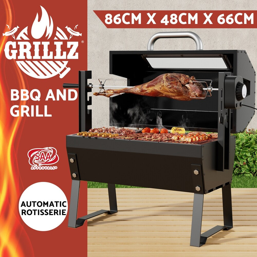 BBQ Grill Charcoal Smoker Electric Roaster Portable Outdoor