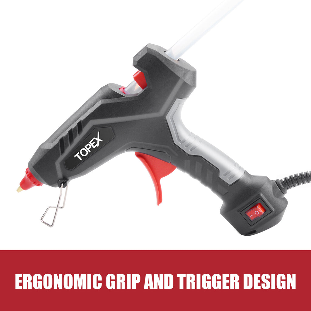 100W Hot Melt Glue Gun – Electric Craft with 10 Glue Sticks