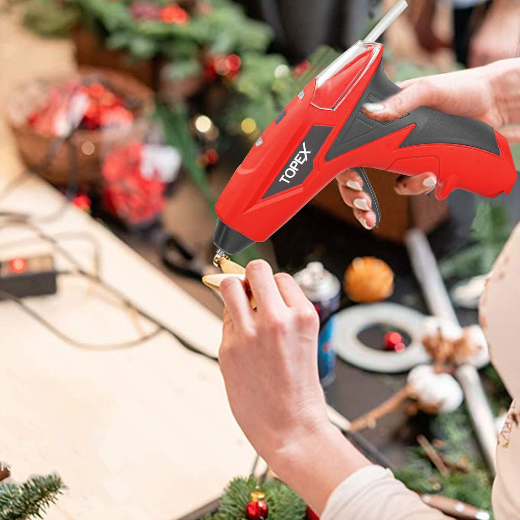 4V Cordless Glue Gun – Hot Melt with 15 Premium Sticks