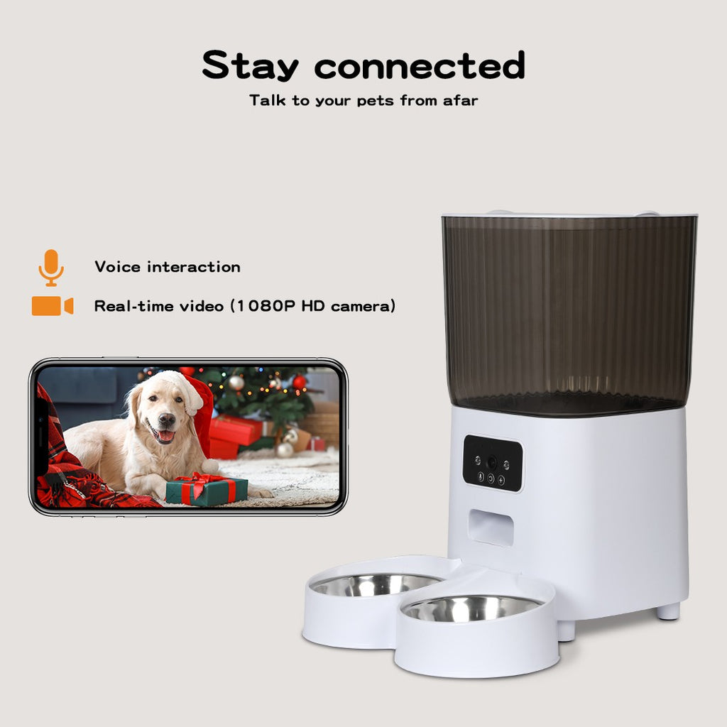 5L Pawz Pet Feeder – Automatic WiFi Food Dispenser for Cats & Dogs