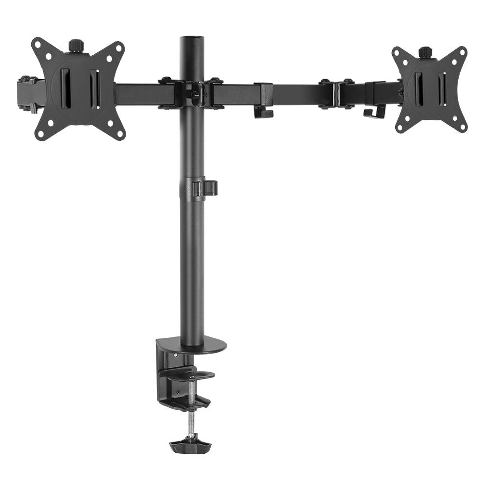 32'' Dual Monitor Desk Mount Arm Bracket Black