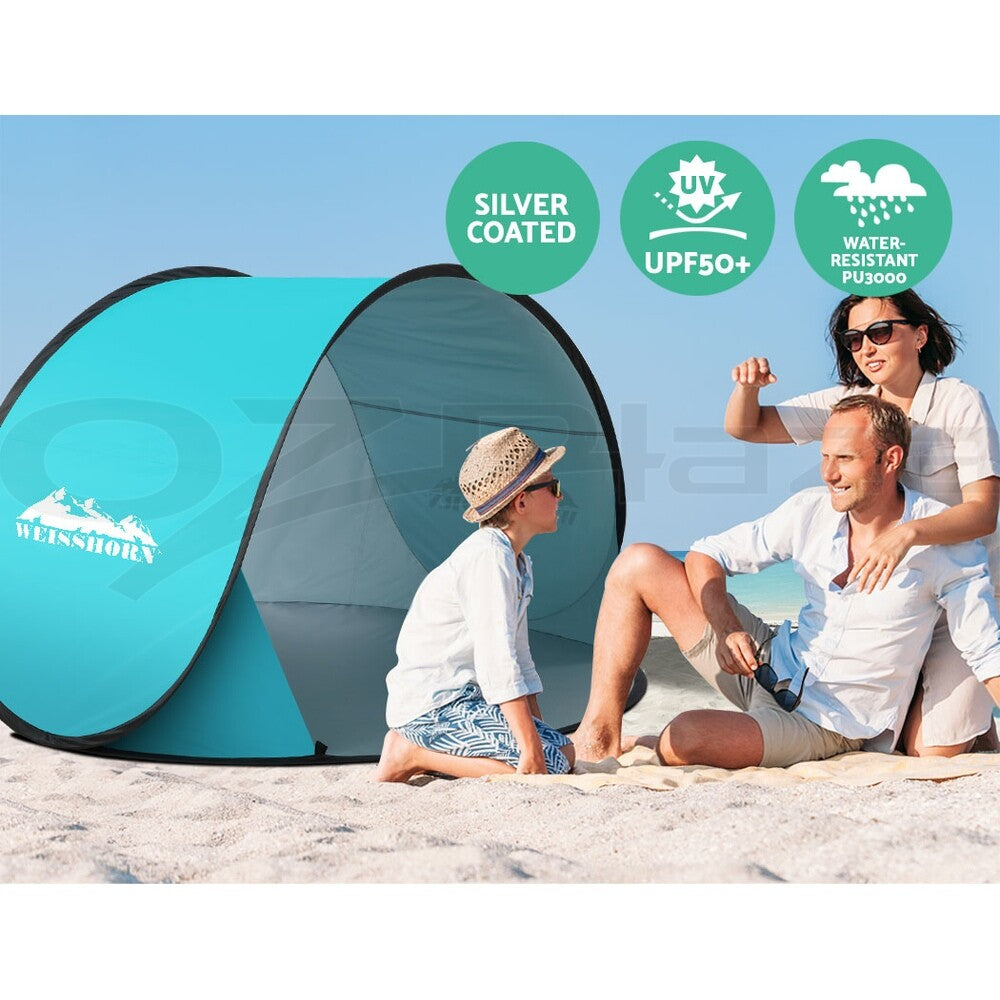 Weisshorn Pop Up Beach Tent Camping Portable Sun Shade Shelter Fishing