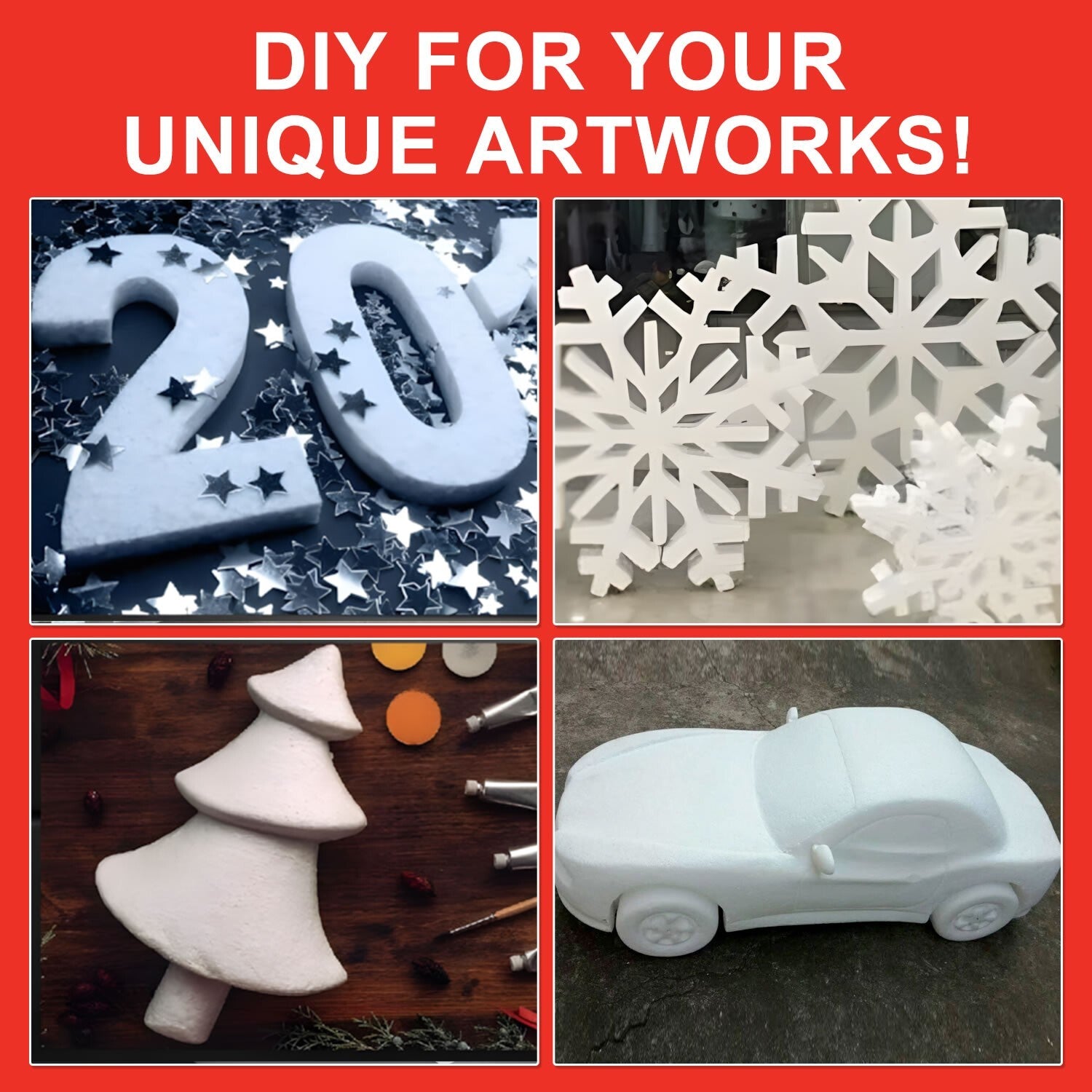 3-in-1 Hot Wire Foam Cutter – Styrofoam & Polystyrene Tool Set