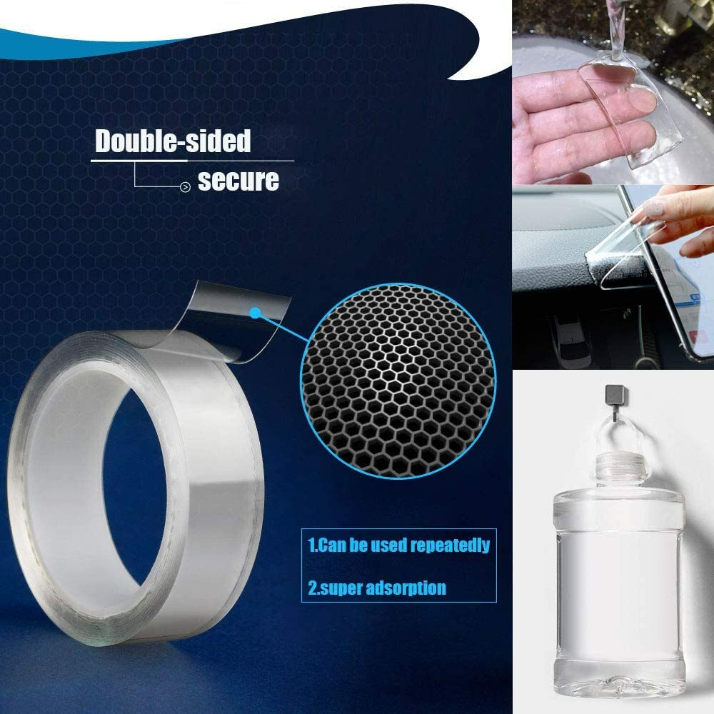 Double-Sided Nano Magic Tape – Strong, Transparent, Waterproof & Traceless