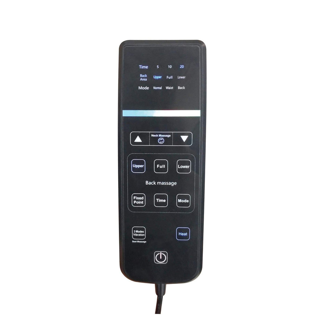 Heated Shiatsu Massage Cushion for Home and Office Chairs