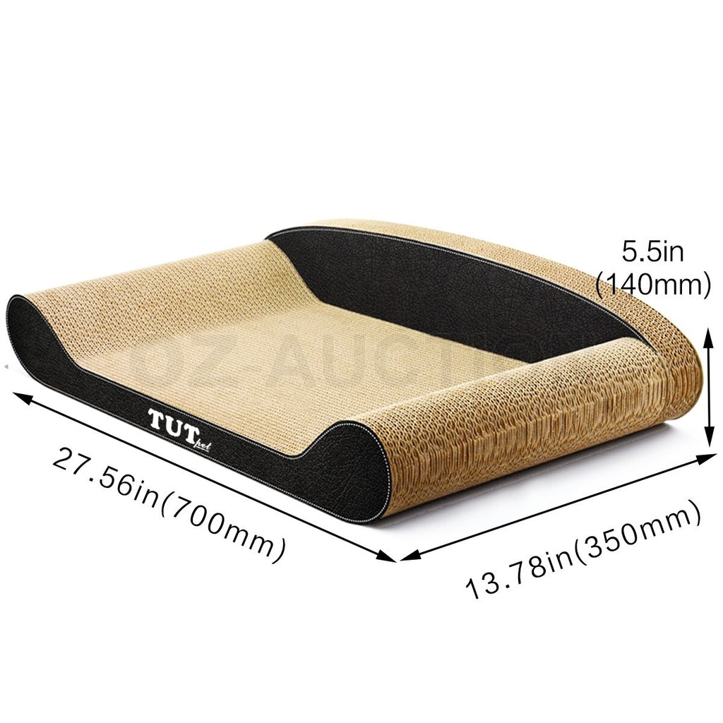 Cat Scratching Post Toy Corrugated Cardboard Pet Gym XL