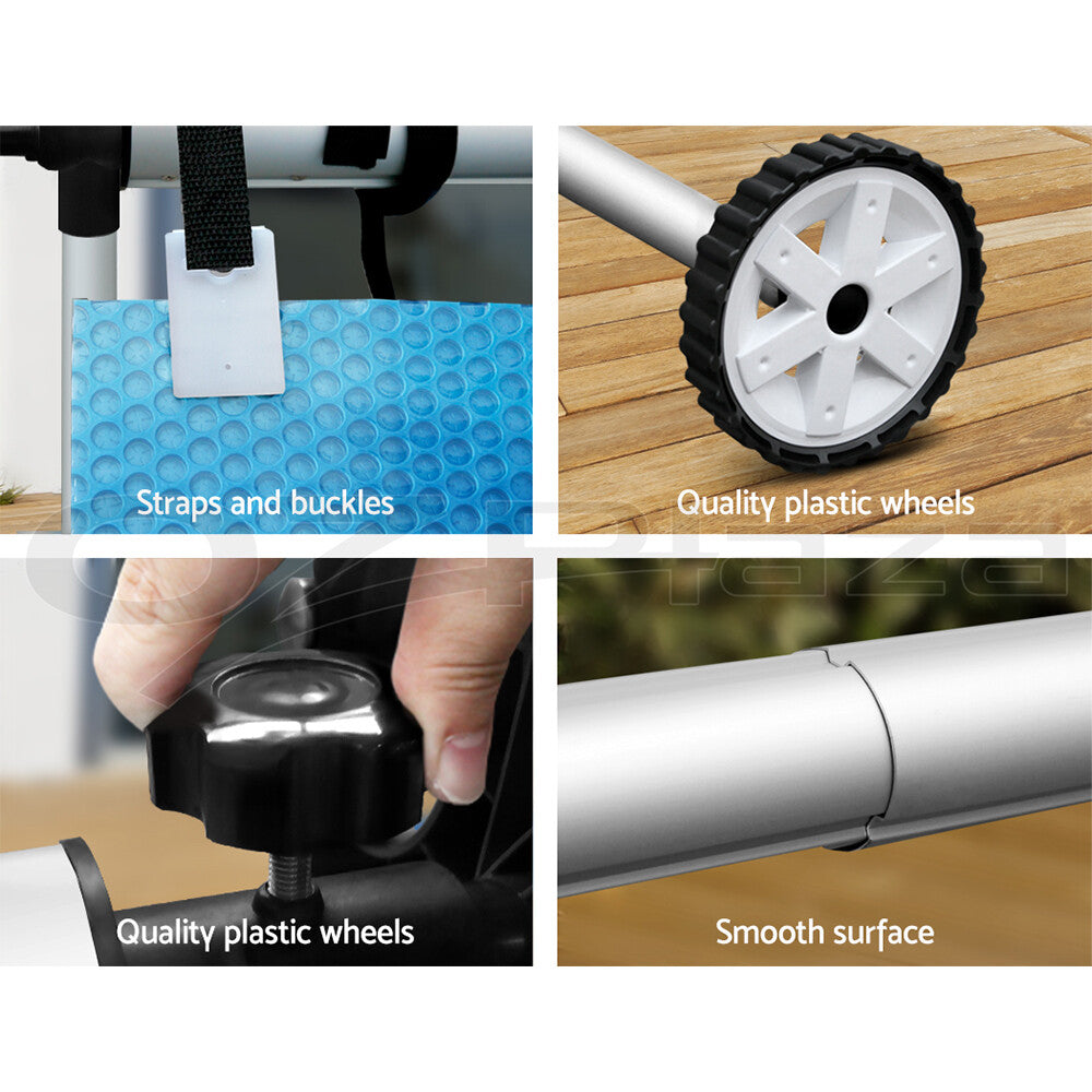 OVCN Pool Cover Roller 5.5m Adjustable Solar Blanket Reel