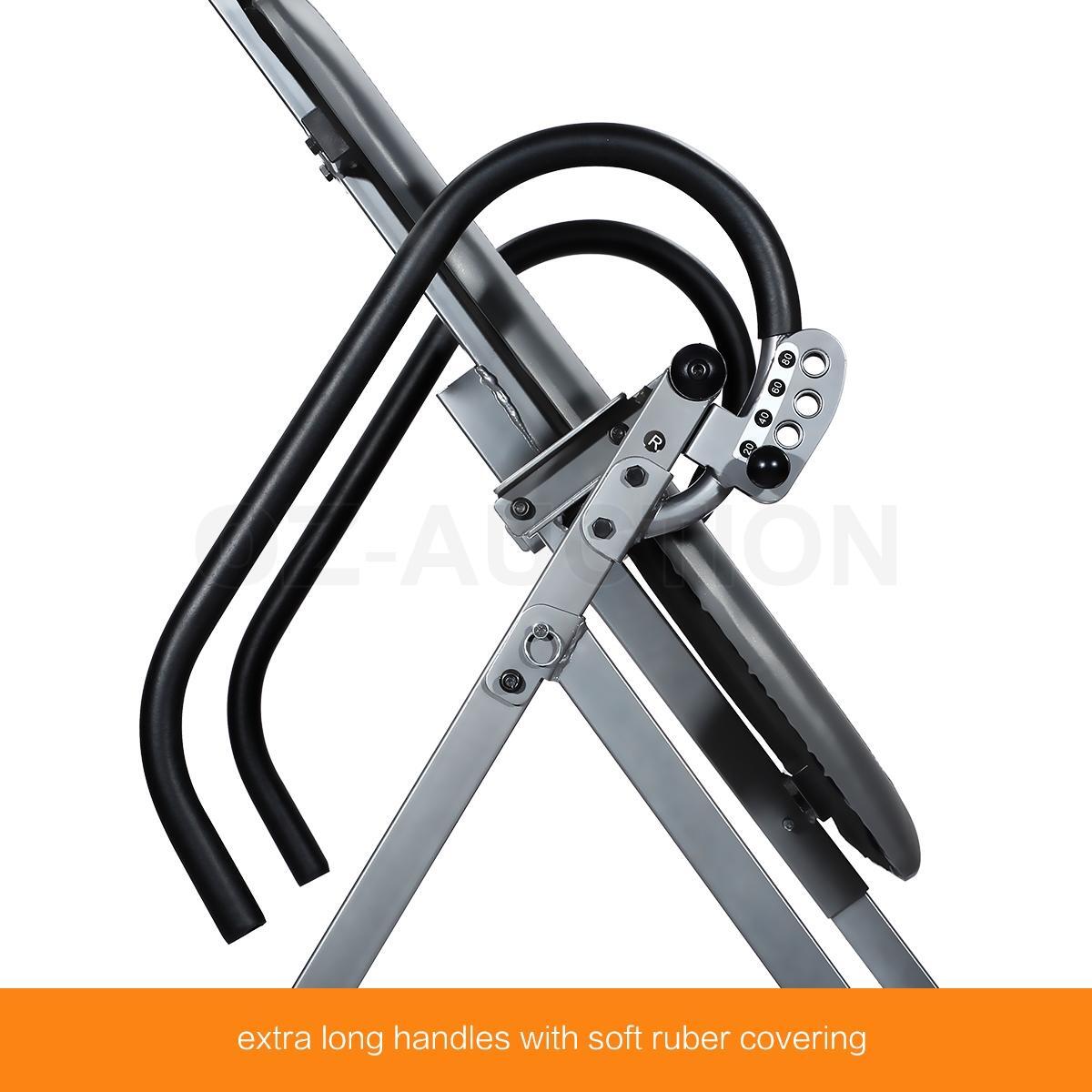 Genki Inversion Table – Adjustable, Heavy Duty Back Inverter with PVC Belt