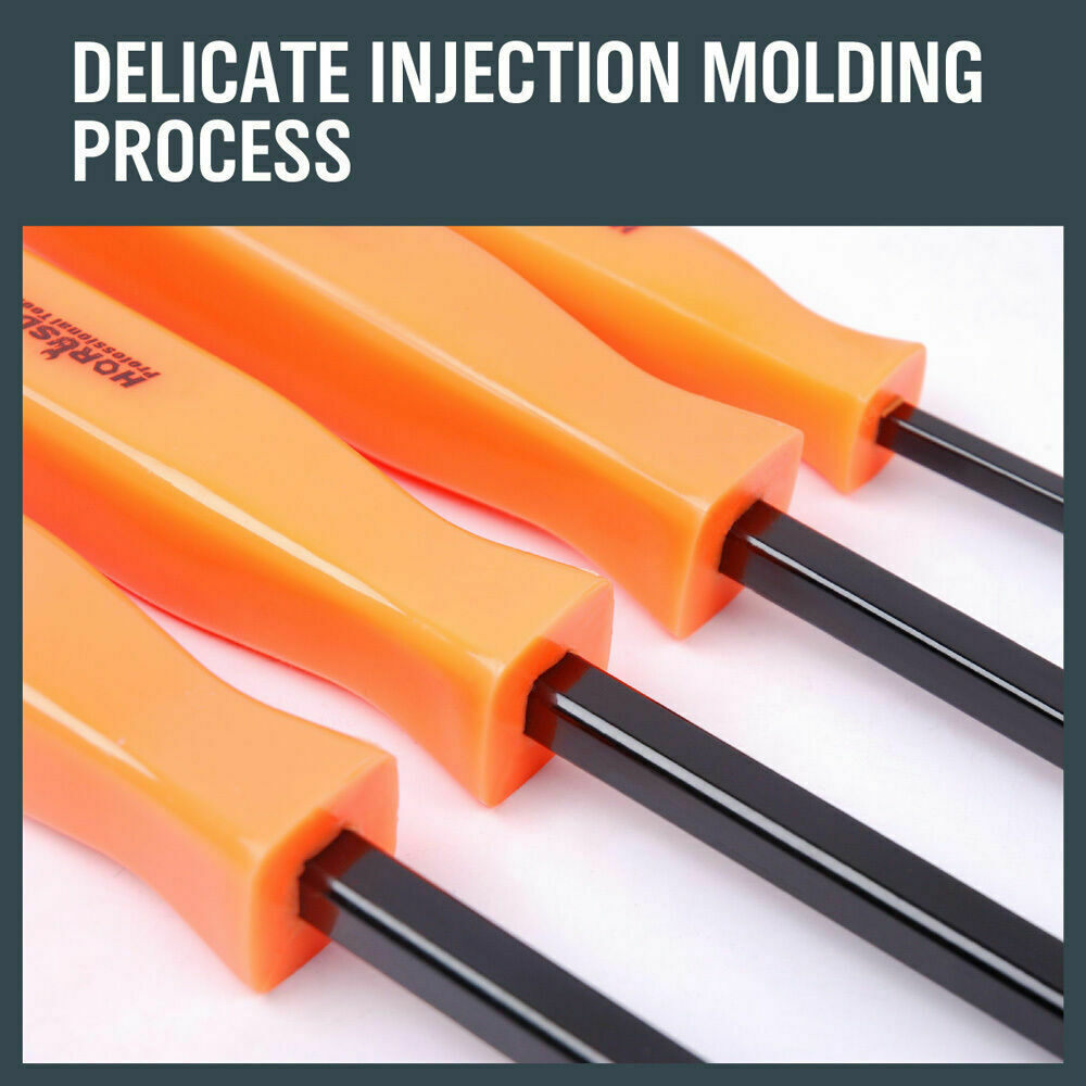 4PCS Pry Bar Set – HORUSDY Heavy Duty Steel Crowbars for Car/Mechanic