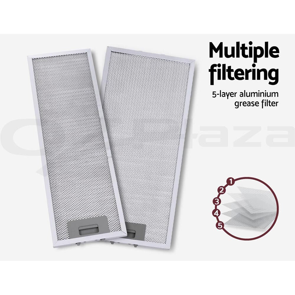 60cm Slide Out Kitchen Rangehood Canopy Stainless Steel