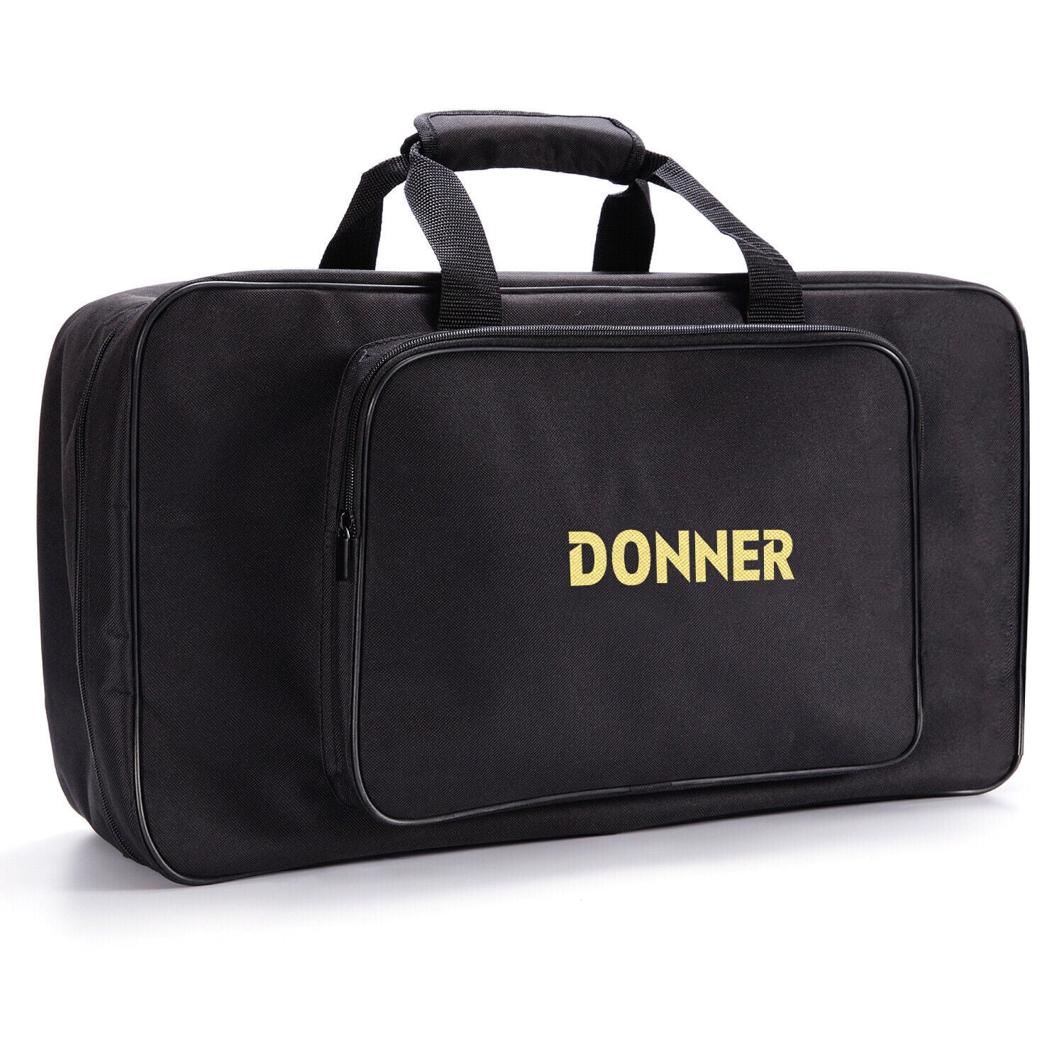 DONNER Aluminium Effects Pedal Board with Patch Cable & Carry Bag