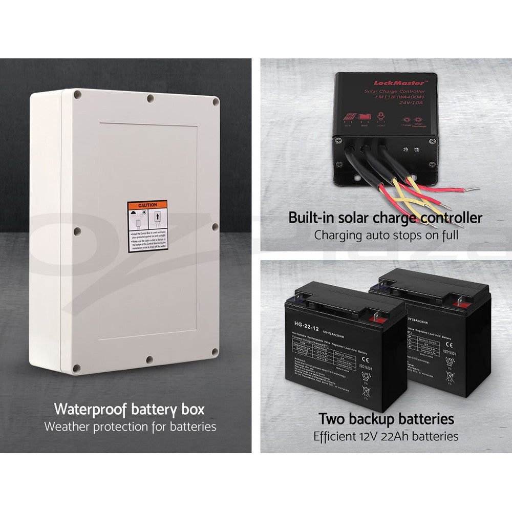 Gate Opener 1200KG Electric Automatic Motor Solar Remote
