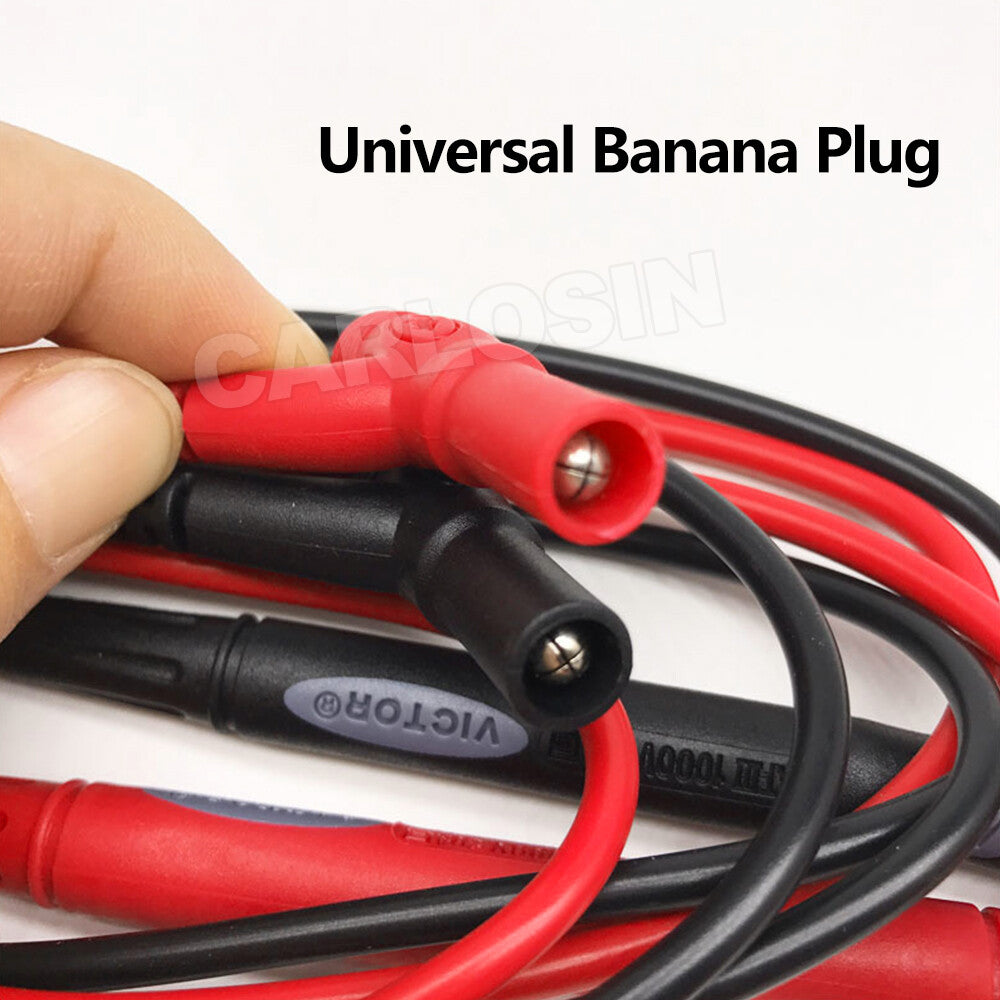 Multimeter Test Leads for Fluke Meter with Alligator Clip Probes 1000V 20A