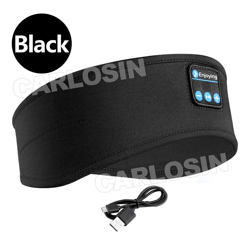 Wireless Bluetooth 5.0 Stereo Headphones Eye Mask Sleep Music Headband