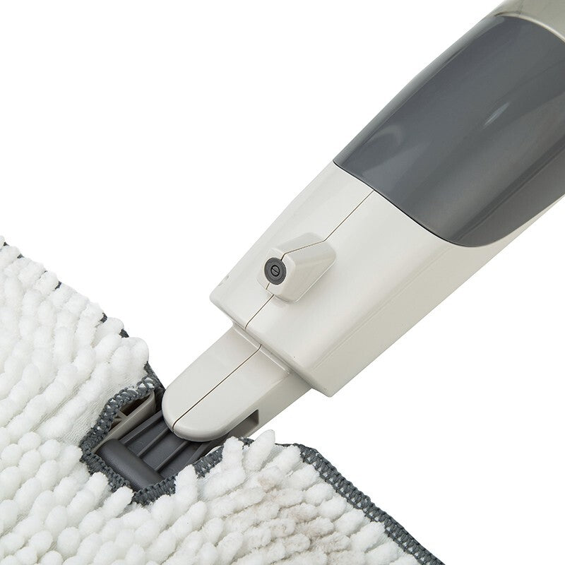 360° Swivel Spray Mop – Double-Sided Microfiber Pads for Wood Floors
