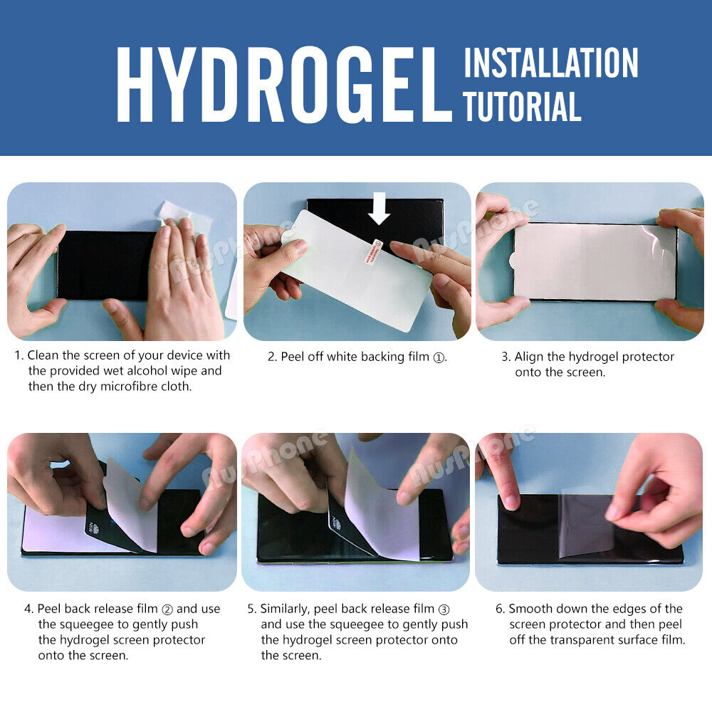 Hydrogel Screen Protector for Samsung Galaxy All Model