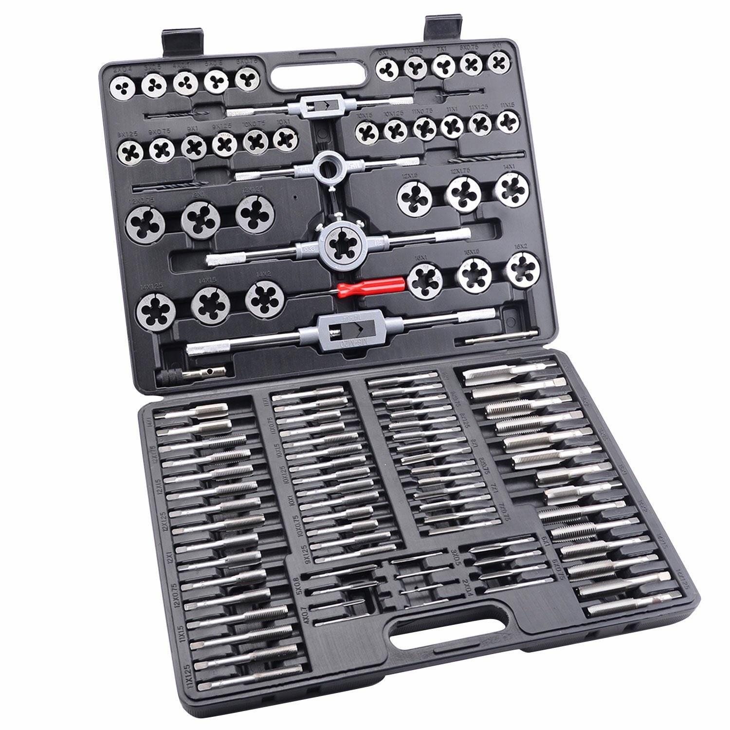 118pc Tap & Die Set – Metric Screw Thread Drill Kit M2-M18