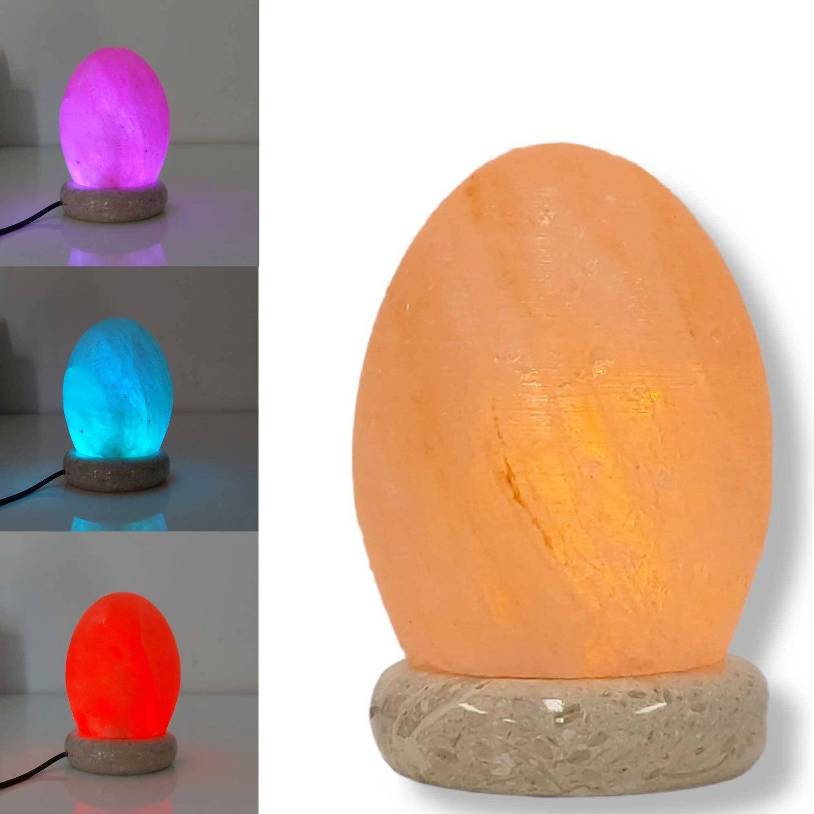 USB Himalayan Salt Lamp with Colour Changing LED Light
