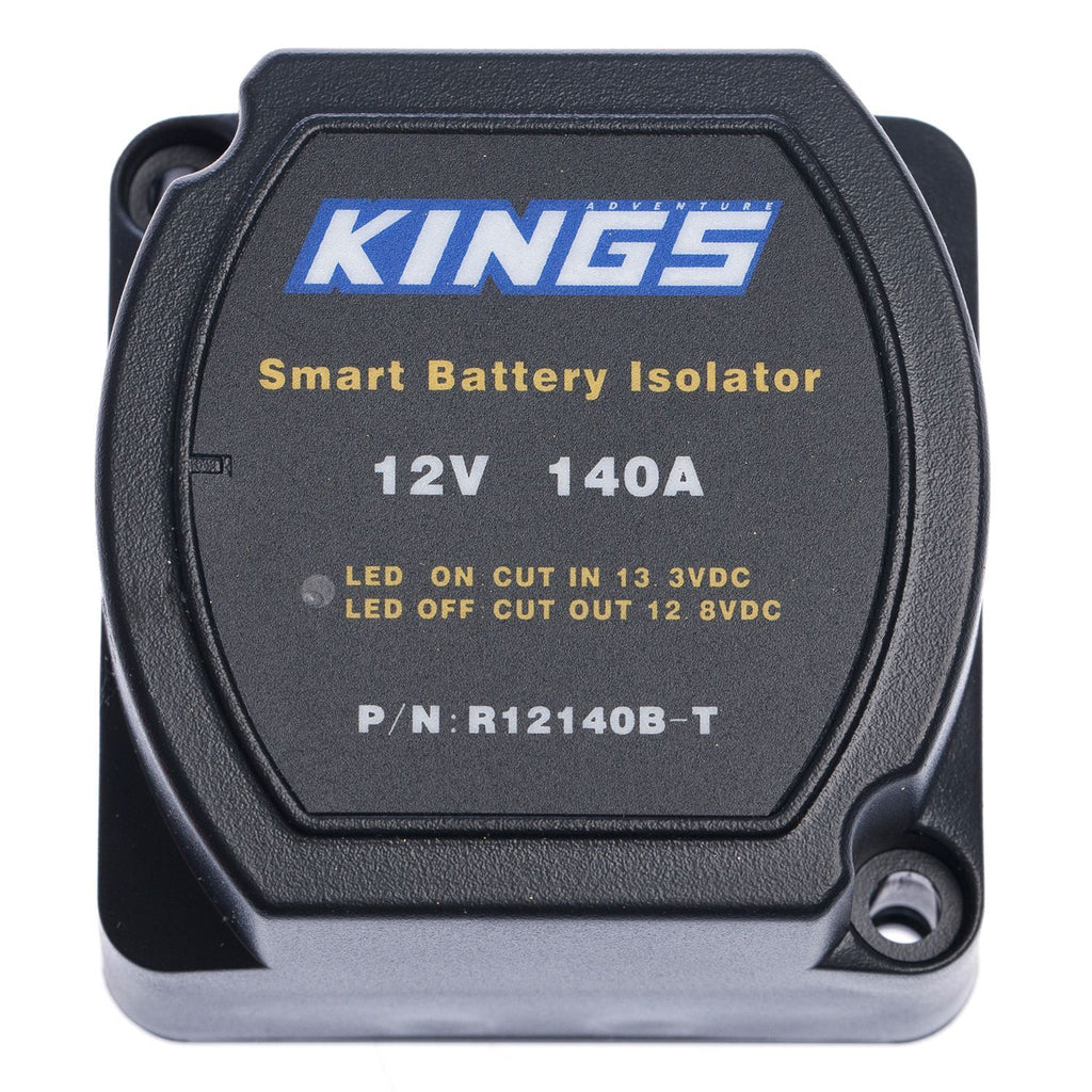Adventure Kings 12V Dual Battery System 140A Smart Isolator Heavy Duty Cables