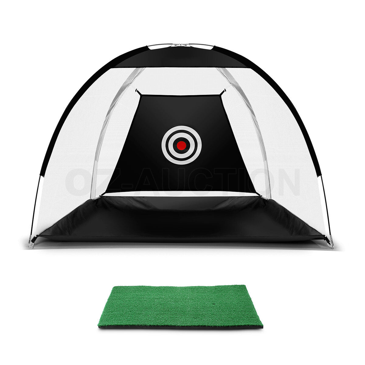 Home Golf Practice Set – Net & Mat for Driving and Chipping