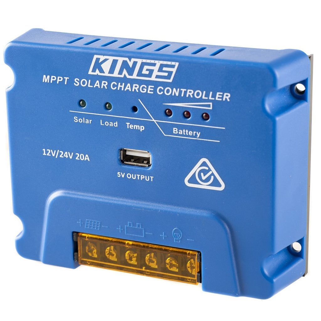 Adventure Kings 20A MPPT Solar Regulator USB Charging Power 4WD Caravan Control