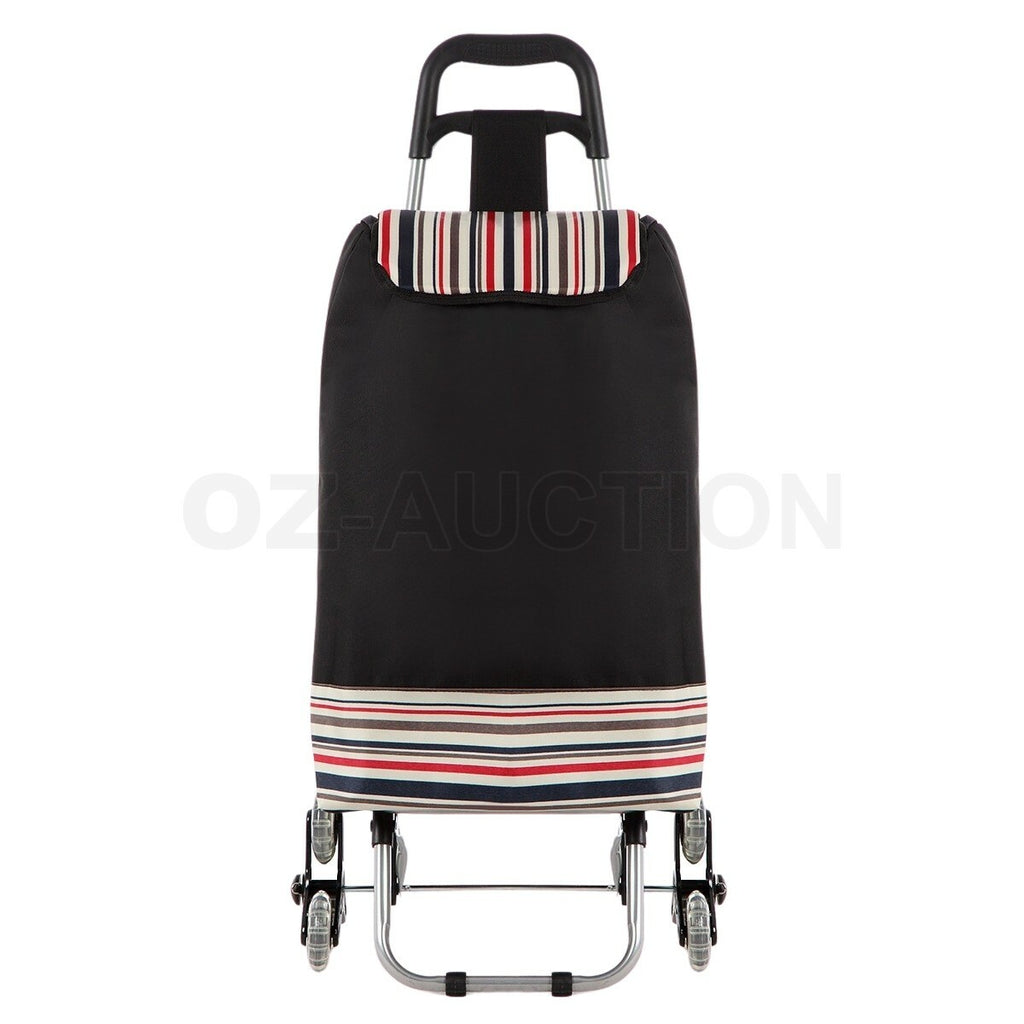 Waterproof Foldable Grocery Cart – Nylon Basket with Wheels
