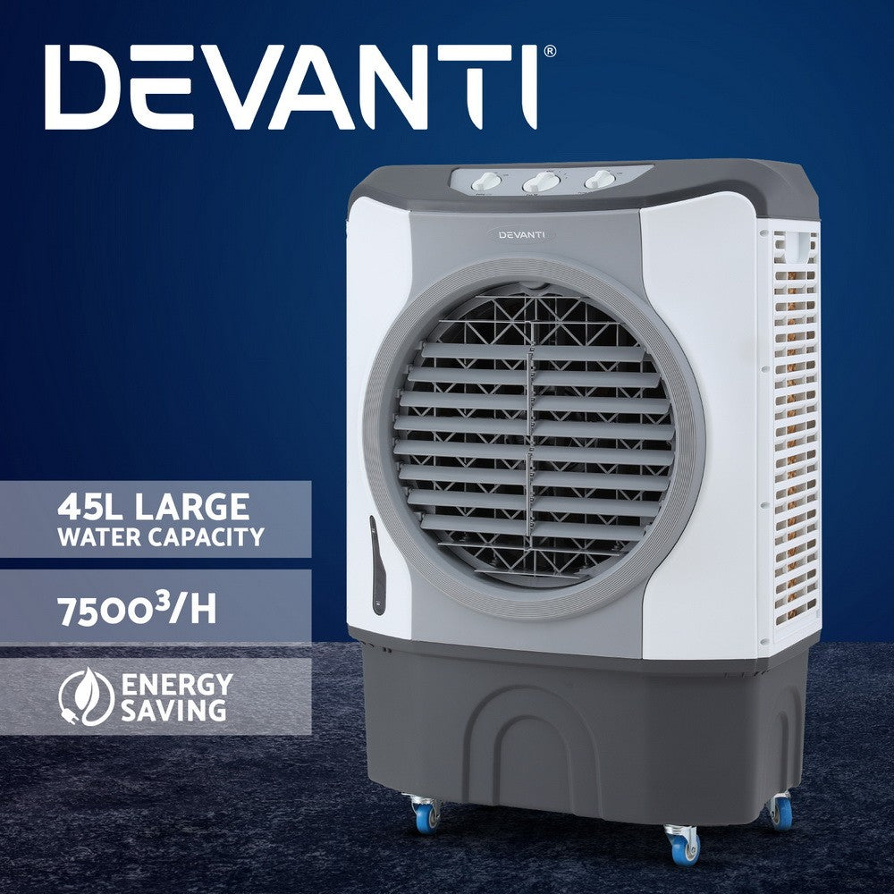 45L Evaporative Air Cooler Industrial Commercial Fan