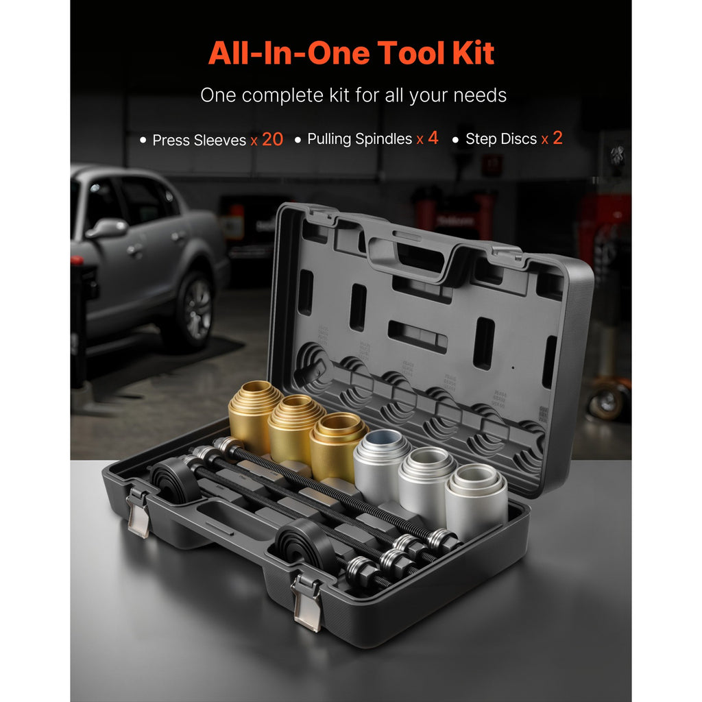 Uimoso 26 PCS Pull & Press Sleeve Kit for Bush Bearing Removal and Installation