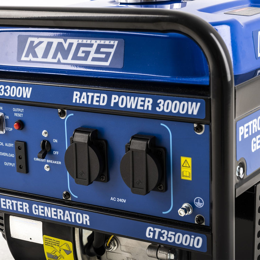 Adventure Kings 3.0kVA Inverter Generator 2Yr Warranty + Cover Portable Camping