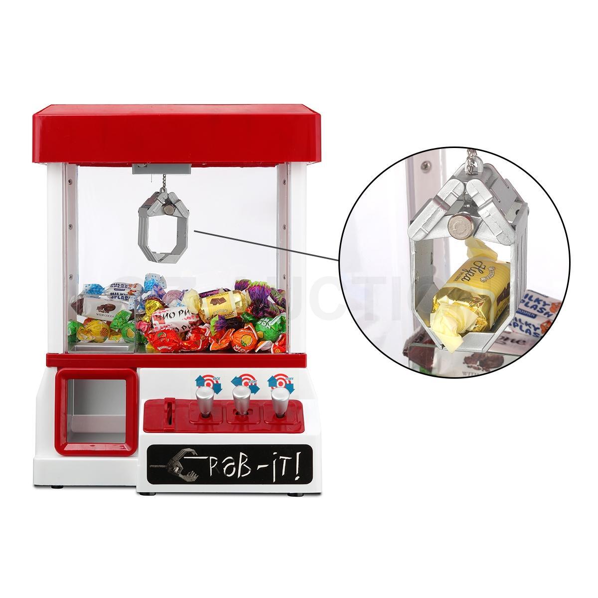 Carnival Arcade Claw Machine – Candy Grabber Prize Game for Kids