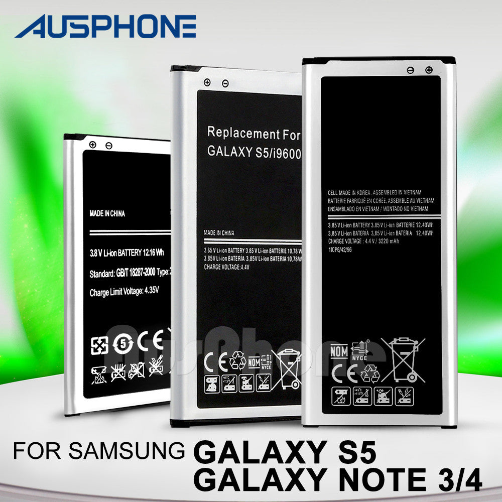 Premium Battery Replacement for Samsung Galaxy S5 S7 S8 S9 S10 Plus