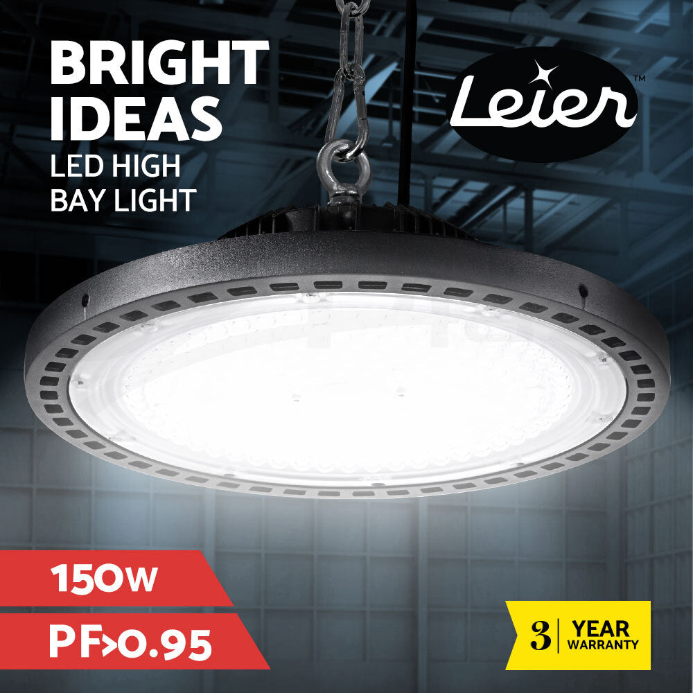 Leier 150W High Bay LED Light – Industrial Warehouse Workshop Gym