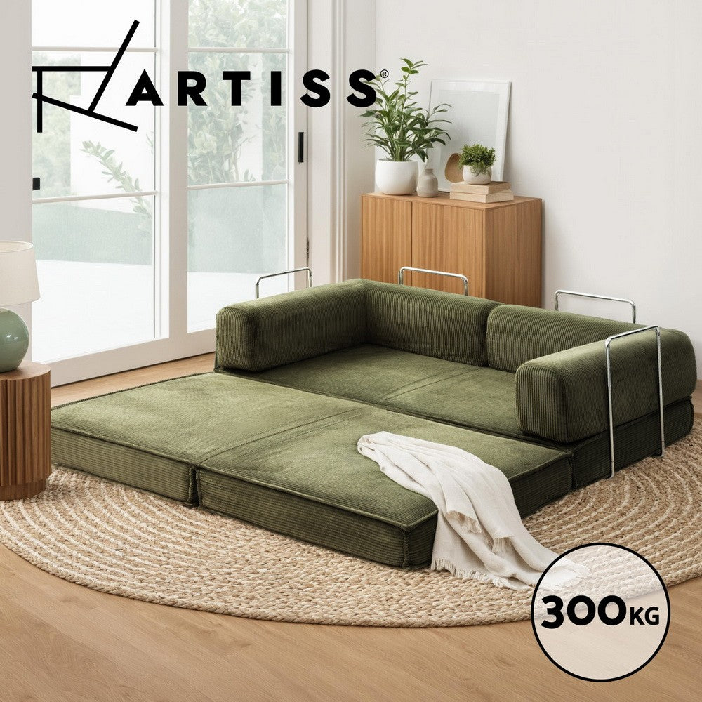 Convertible Folding Sofa Bed Pull Out Mattress Couch