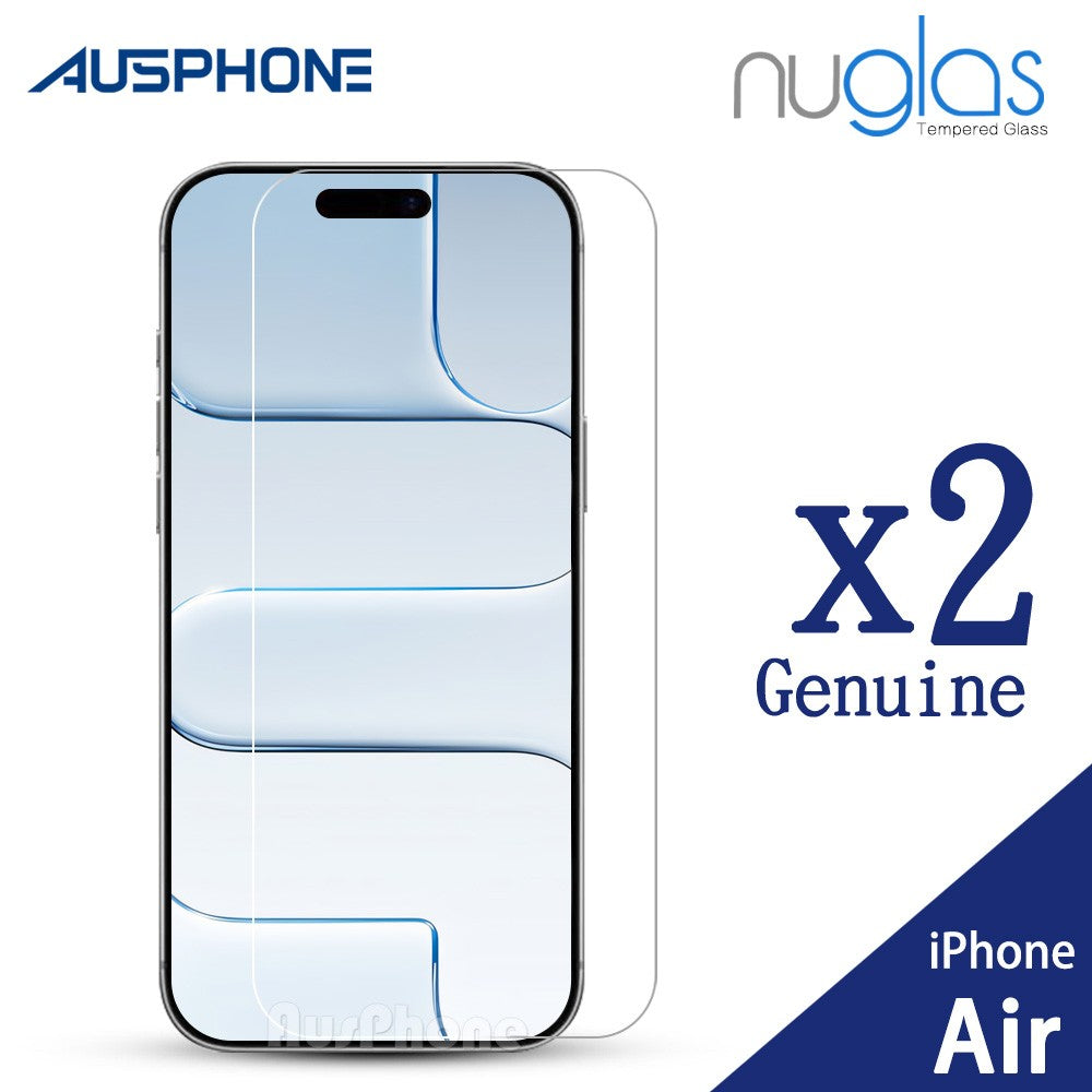 2x Tempered Glass Screen Protector for iPhone
