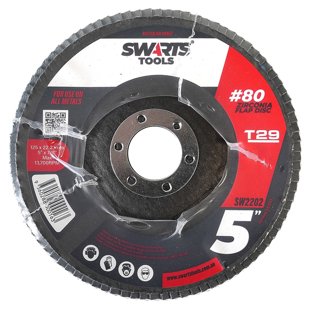 5" 125mm Zirconia Flap Disc – Grinder Sanding Disk for Metal