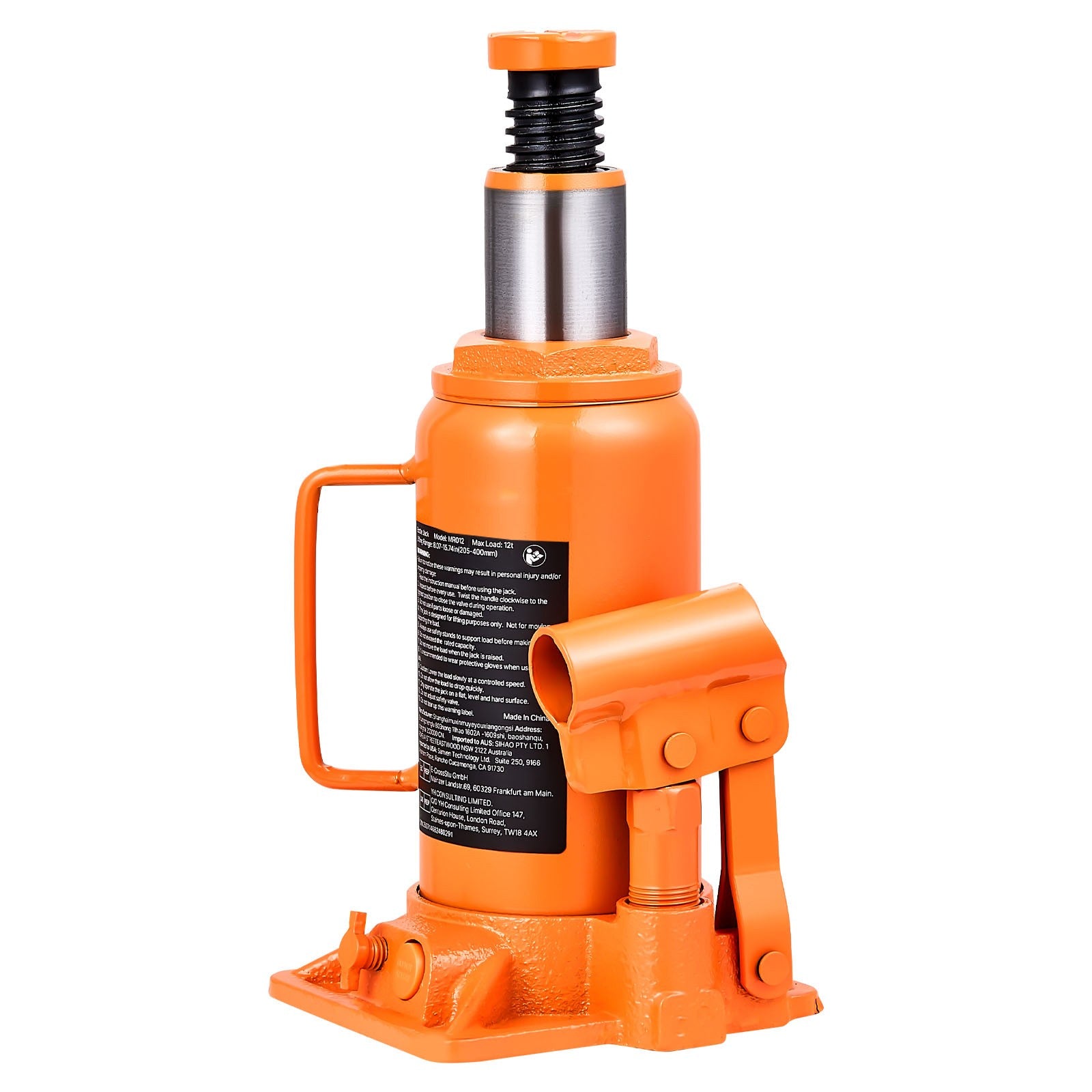 Uimoso Hydraulic Bottle Jack 12 Ton Capacity for Vehicle Maintenance