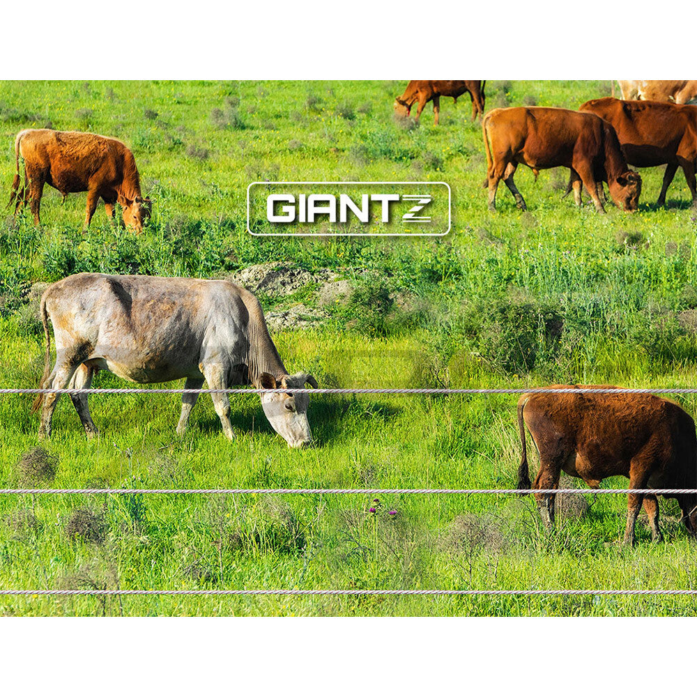 3km Solar Electric Fence Energiser Kit 500m Wire