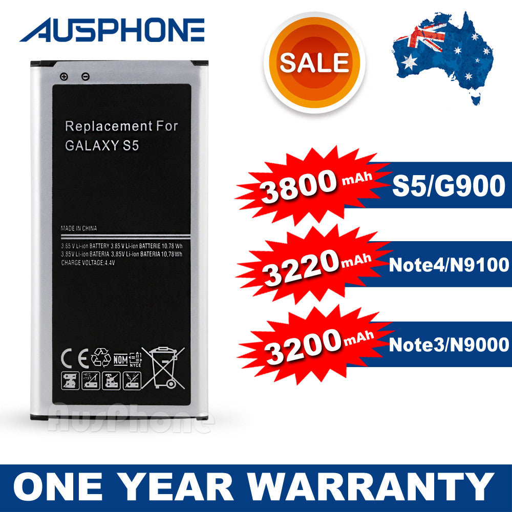 Premium Battery Replacement for Samsung Galaxy S5 S7 S8 S9 S10 Plus