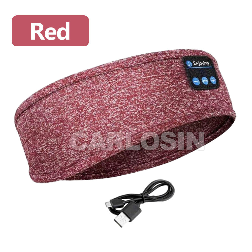 Wireless Bluetooth 5.0 Stereo Headphones Eye Mask Sleep Music Headband
