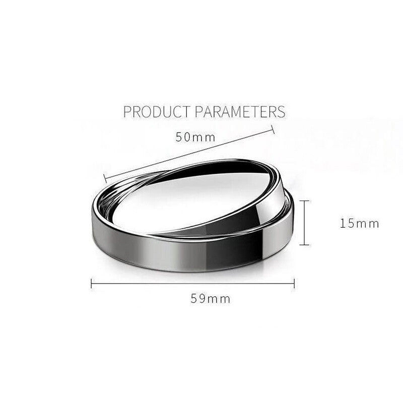 2x Blind Spot Mirror 360° Adjustable Wide Angle Car Mirrors