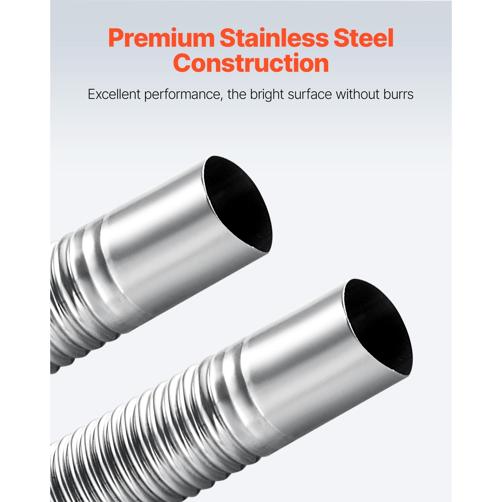 Uimoso Flexible Diesel Heater Exhaust Hose 1490mm with 2 Secure Clamps