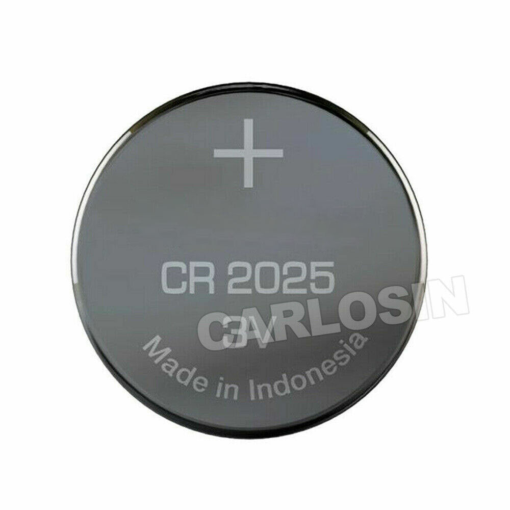 5x CR2025 Lithium Battery 3V Coin Cell for Car Key Alarm