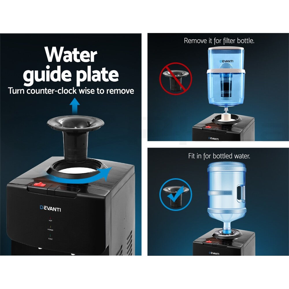 Cold Hot Water Cooler Dispenser Bottle Stand Office Filter