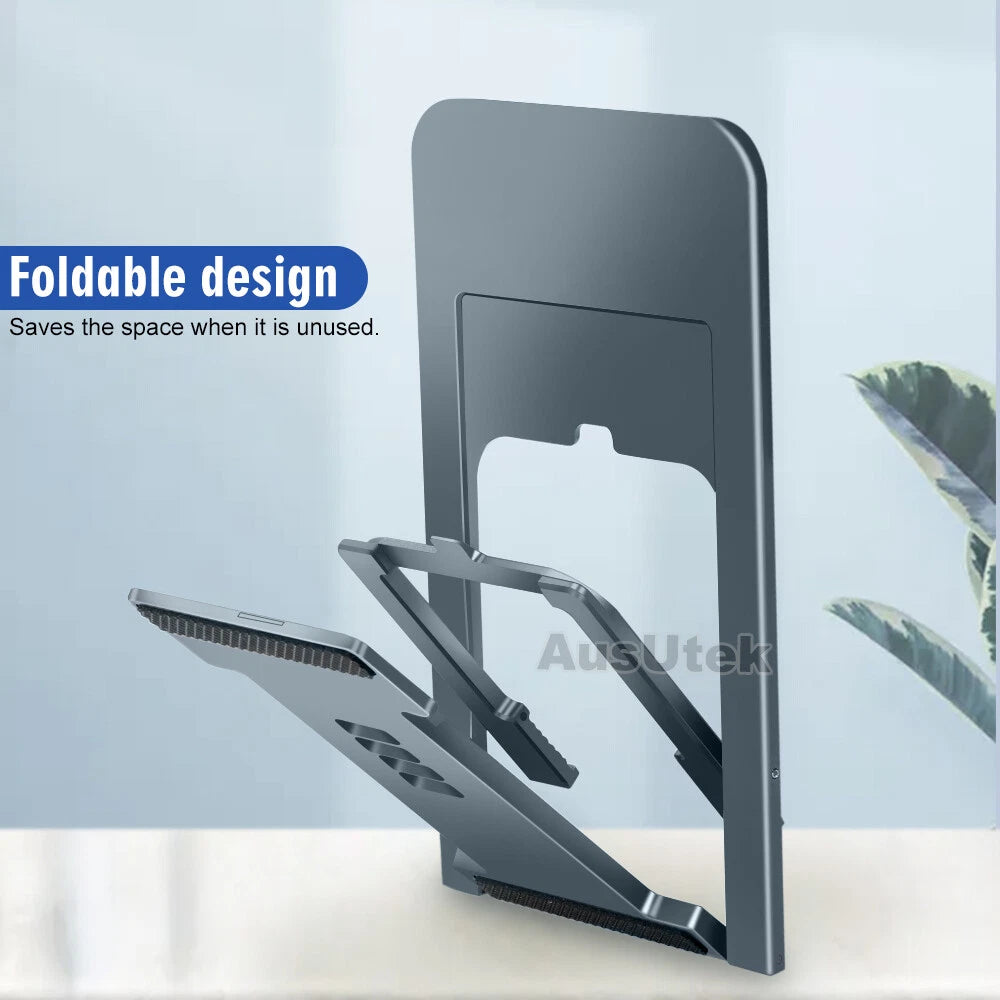 Adjustable Folding Desk Mobile Phone Stand Mount Holder For iPhone iPad Tablet
