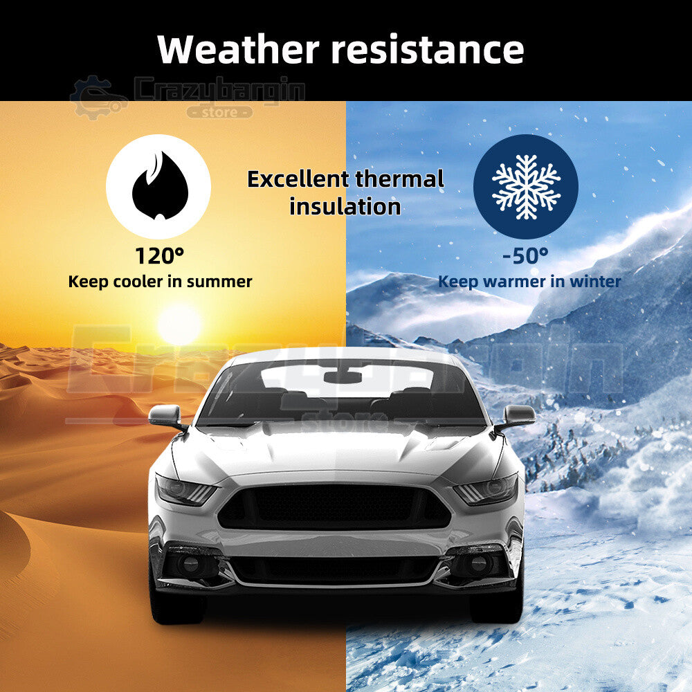 1x5M Car Sound Deadener – Foam Insulation Mat Heat & Noise Shield