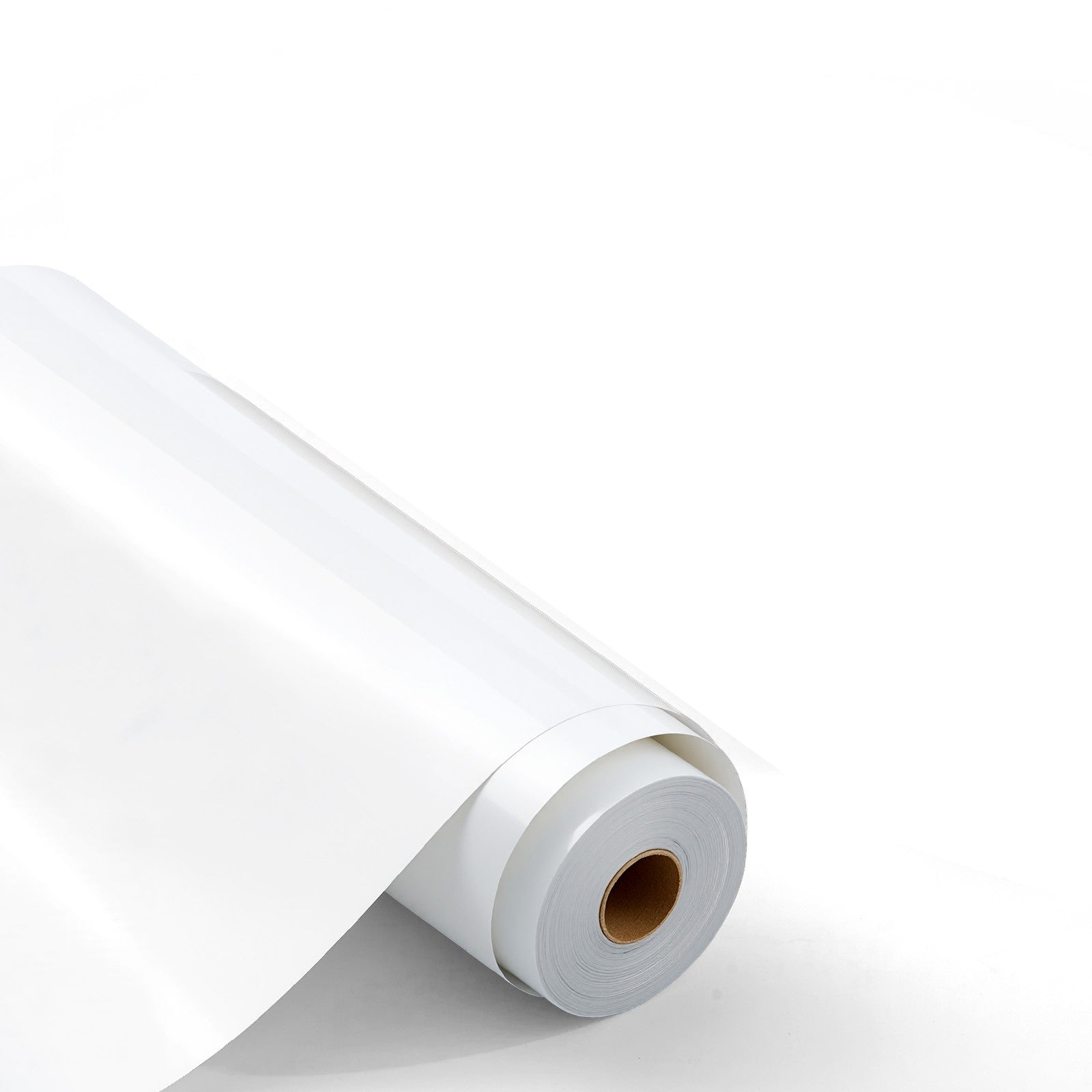 Uimoso Heat Transfer Vinyl Roll 12inx50ft Glossy White for Iron-On Applications