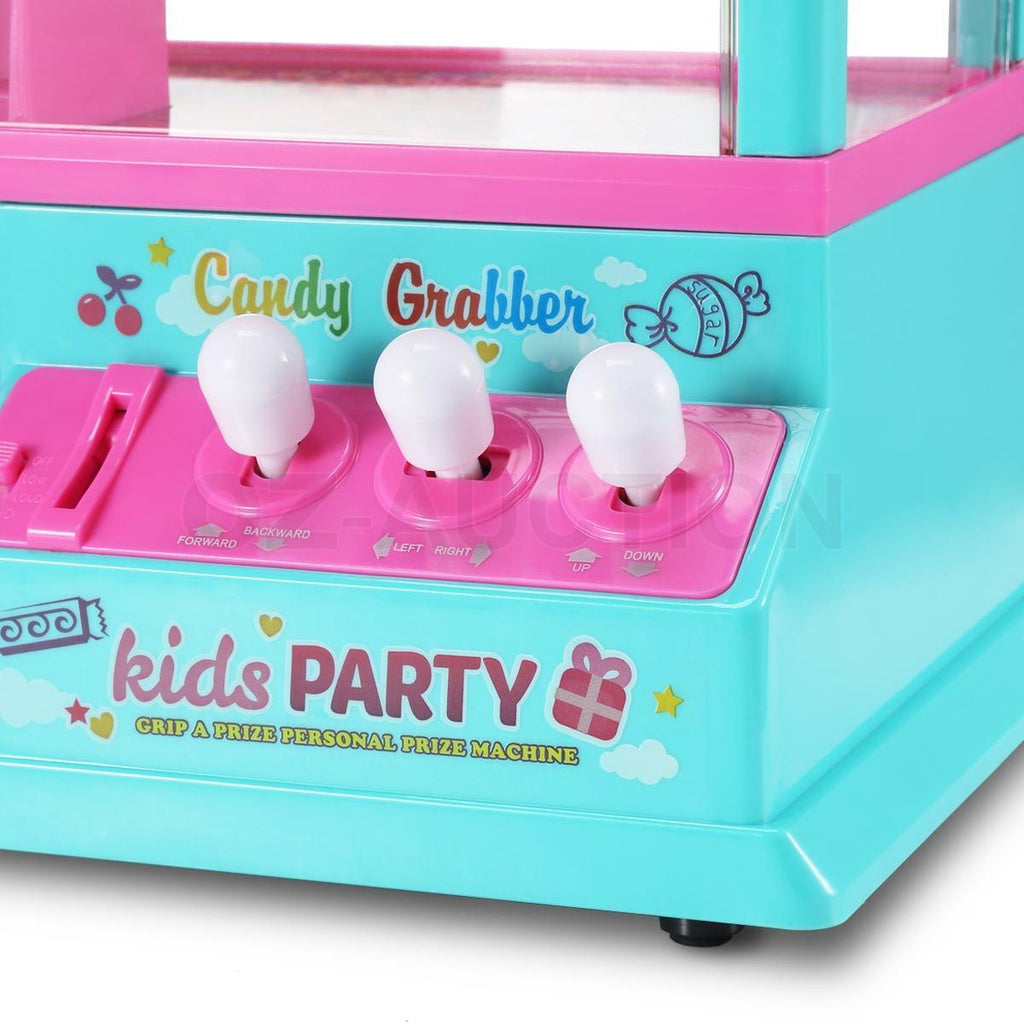 Mini Toy Claw Machine – Arcade Candy Grabber with LED Lights & Music
