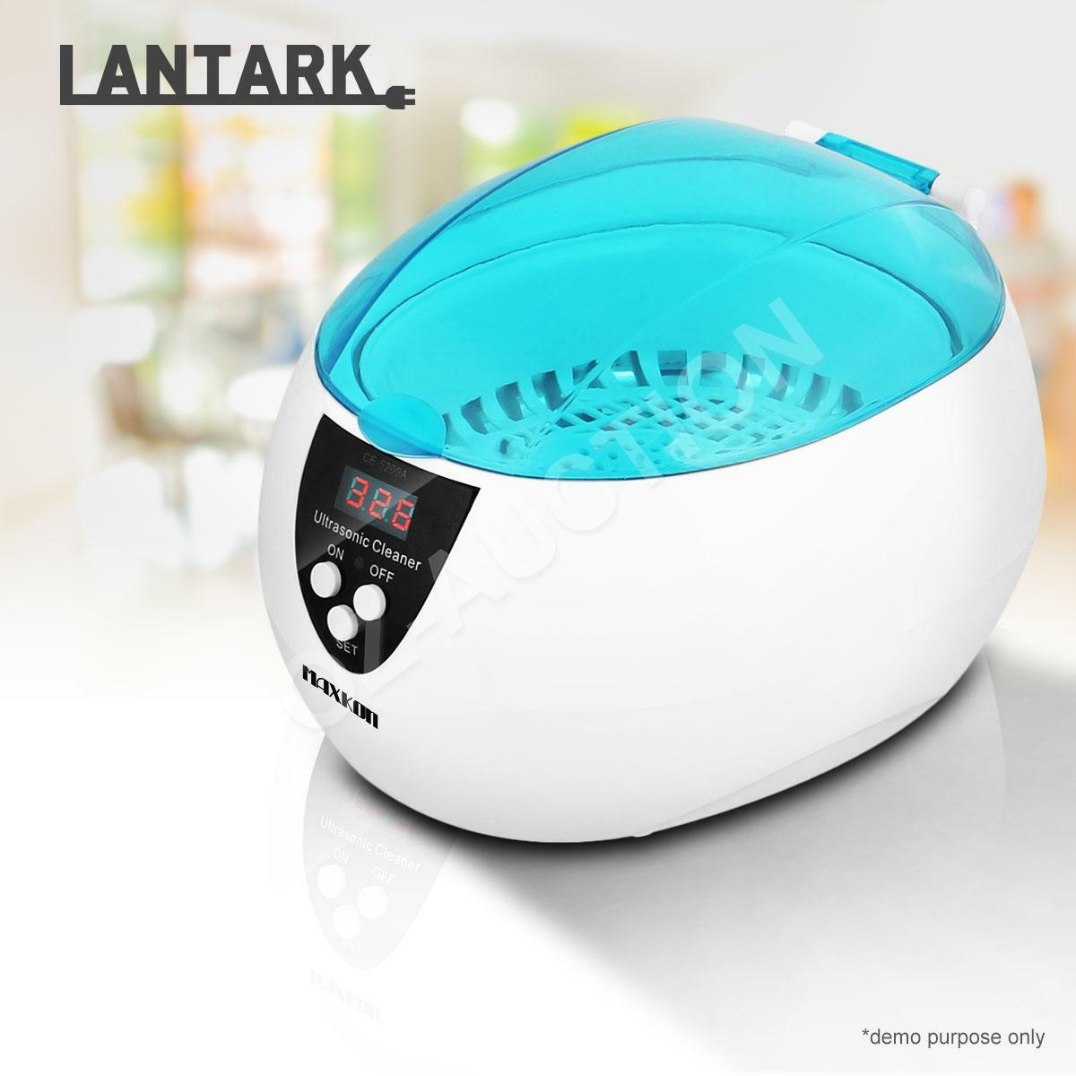 750ML Ultrasonic Multi-Purpose Jewellery & Watch Cleaner Digital Sonic