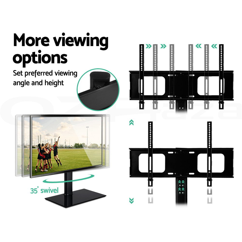 32–70" TV Stand Desktop Swivel Mount Bracket LED