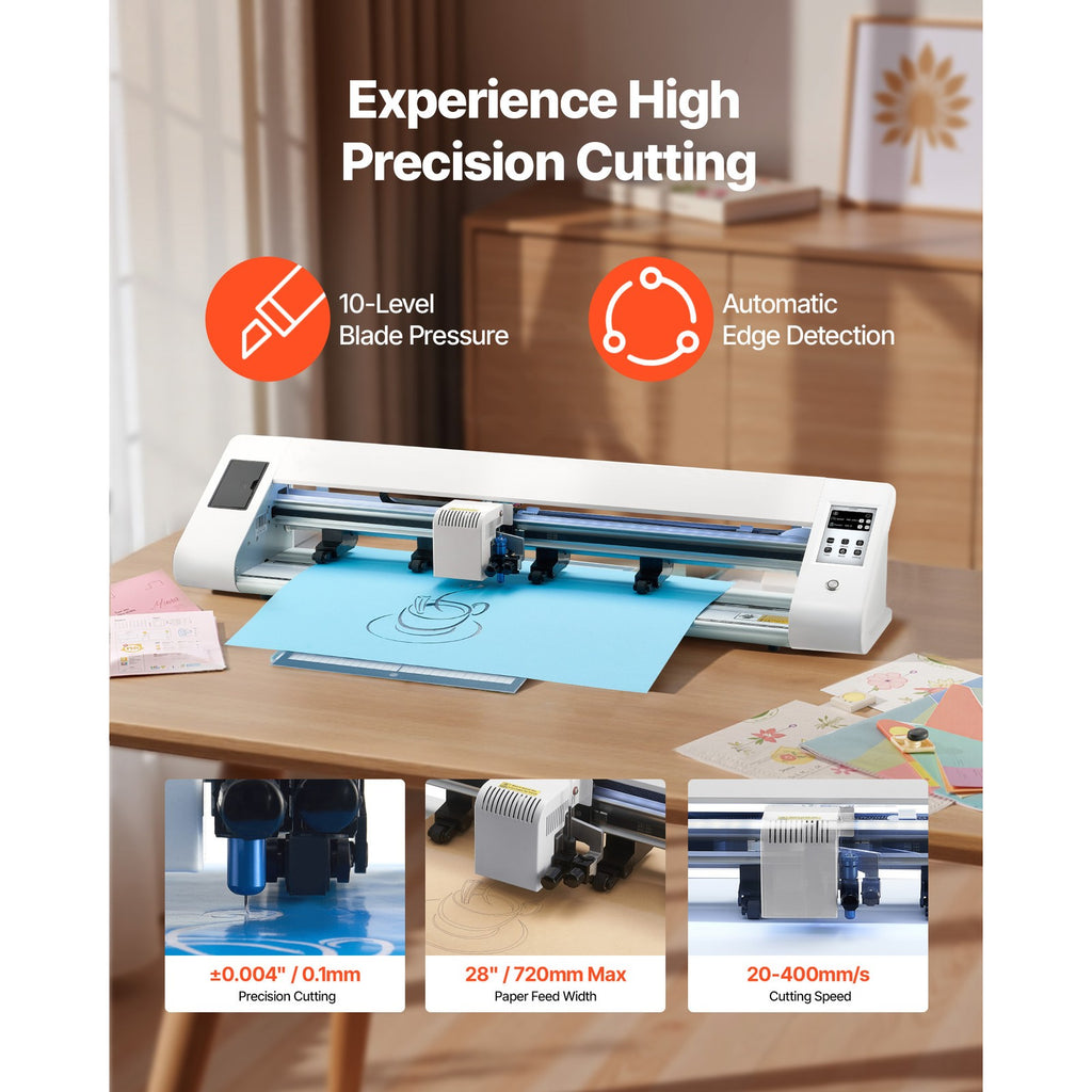 Uimoso Vinyl Cutting Machine with Auto Edge Detection and Dual Blade Options